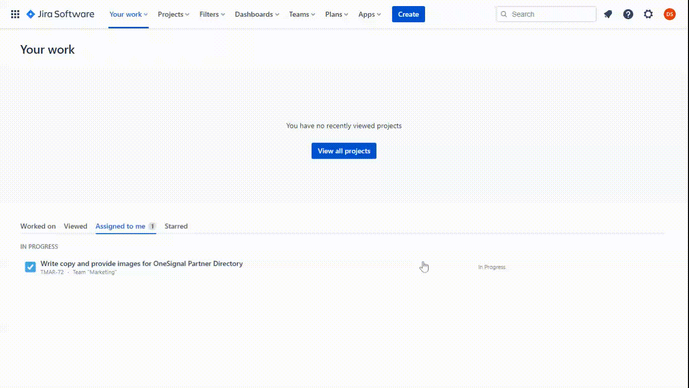 Screenshot of how to find the Good First Tasks board on Mautic Jira