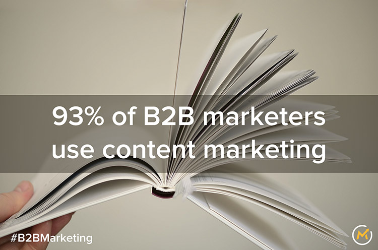 B2B content marketing statistic