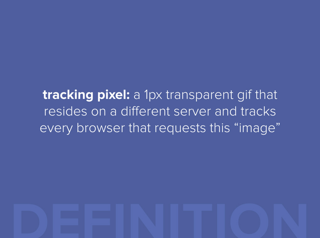 tracking pixel marketing definition