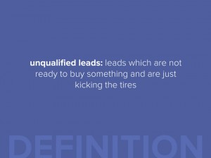 marketing automation and unqualified leads definition