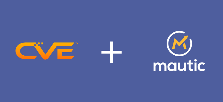 Image of Mautic and CVE logos