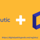 Yellow background with purple Mautic logo and Digital Public Goods Alliance logo with the URL https://digitalpublicgoods.net/registry/ at the bottom in purple.